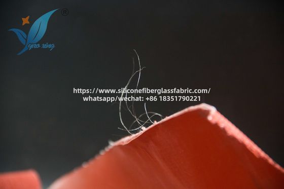 Strengthened Woven Silicone Impregnated Fiberglass Fabric With Steel Wire Length 50m/roll Durable
