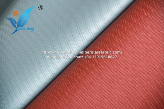 0.6mm ダクト接続用耐火シリコーンガラス繊維ファブリック